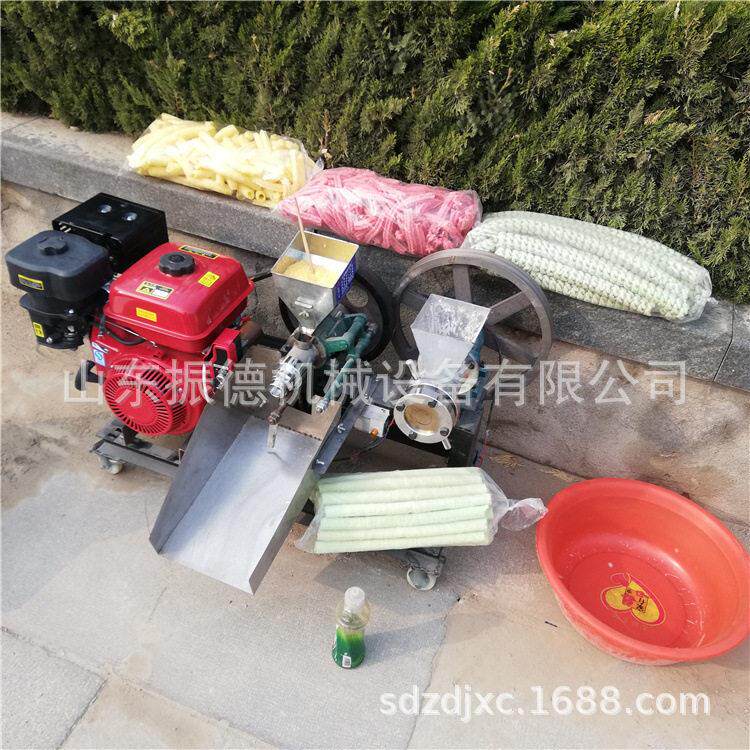 汽油杂粮食品膨化机汽油四个缸的膨化机空心棒麻花膨化机厂家