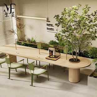 图书馆阅读桌椅组合酒店大堂售楼处部咖啡厅洽谈会议桌架空层书桌