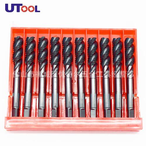 UTOOL英制钢用螺旋丝锥 英制丝攻 1/8 5/32 3/16 -1英寸