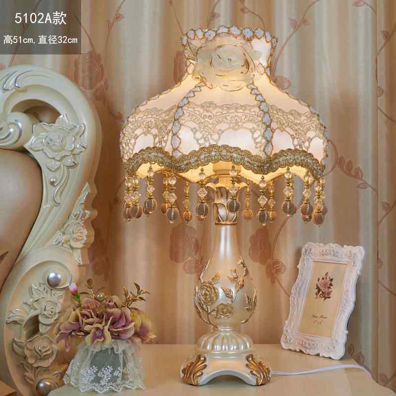 正品卧床头灯欧式室客厅书房婚庆创意田园公主温台馨宫廷奢华婚结