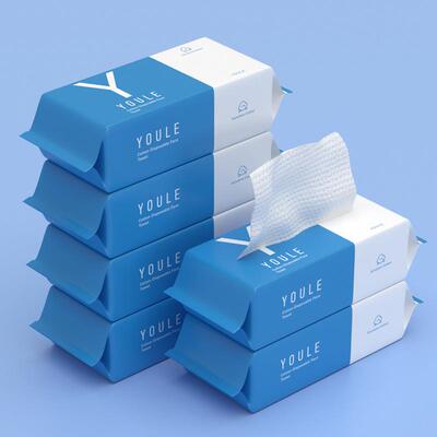 Disposable 100% Pure Cotton Soft Towel, Antibacterial Facial