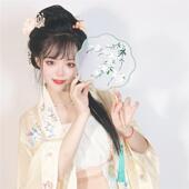 多买多减刺绣团扇中国风宫扇舞蹈古典汉服旗袍古风长柄流苏圆之满