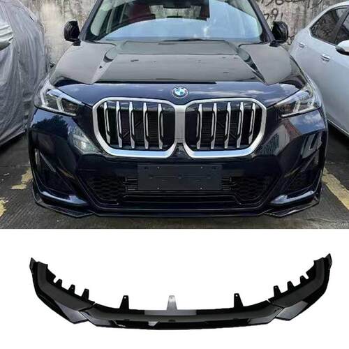 适用宝马X1 U11 M Sport 2023+ 小包围前唇免打孔前铲外饰改装