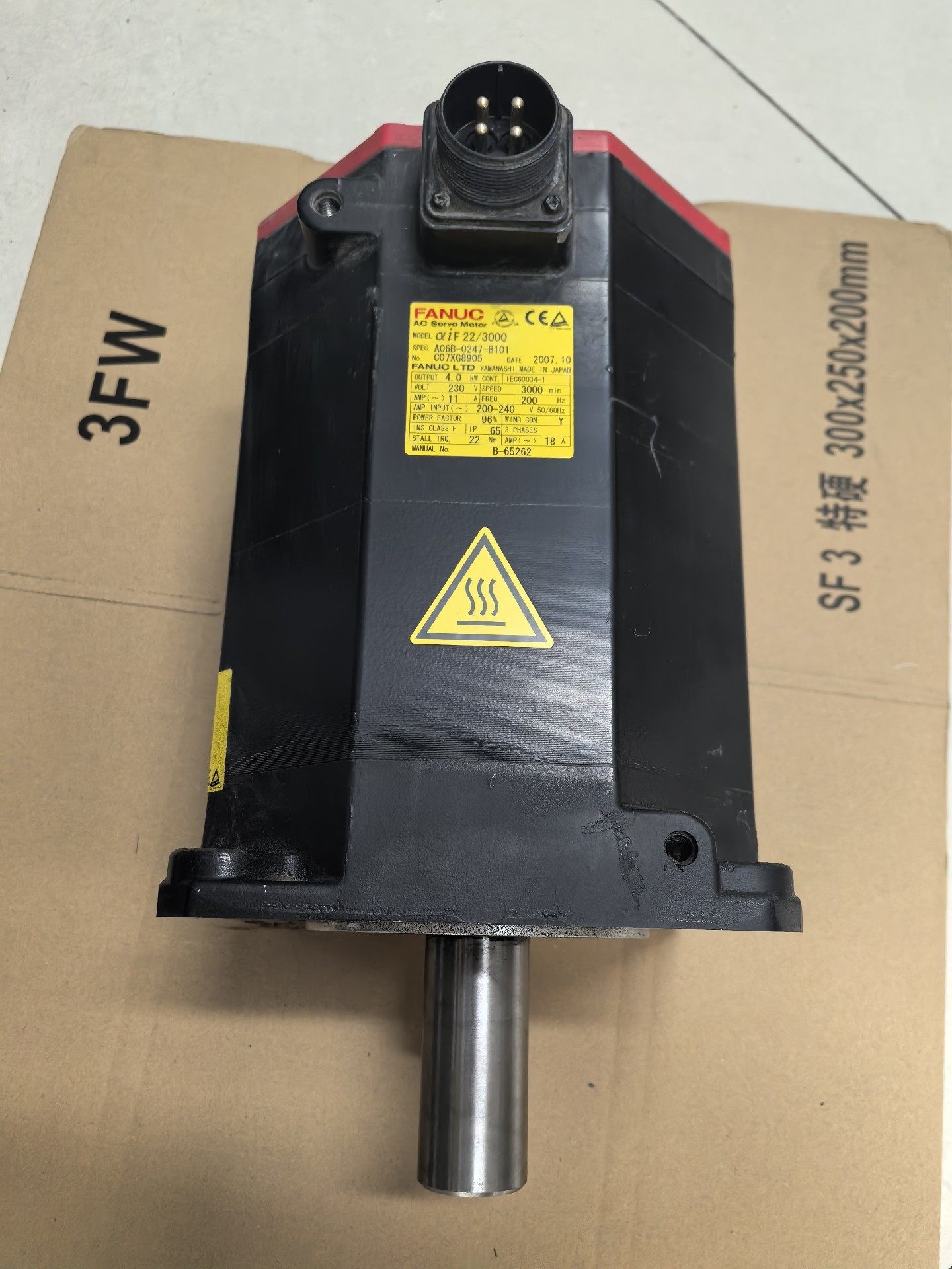 A06B-0247-B101，100电机销售成色好，不含编码