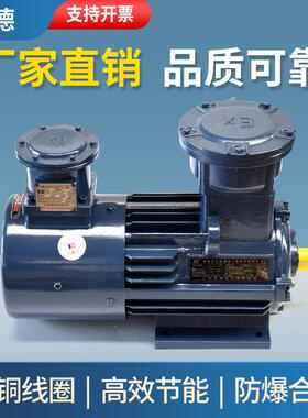 防爆变频电机YBBP-100L-2 3KW隔爆型变频三相异步电动机 IP55