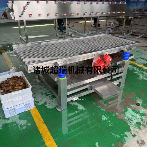 全自动分离震动沥水筛鸭货果蔬震动沥水机食品挑选分选机