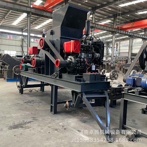 大型双级无筛底干湿物料制砂机煤矸石破碎机建筑垃圾双击式破碎机