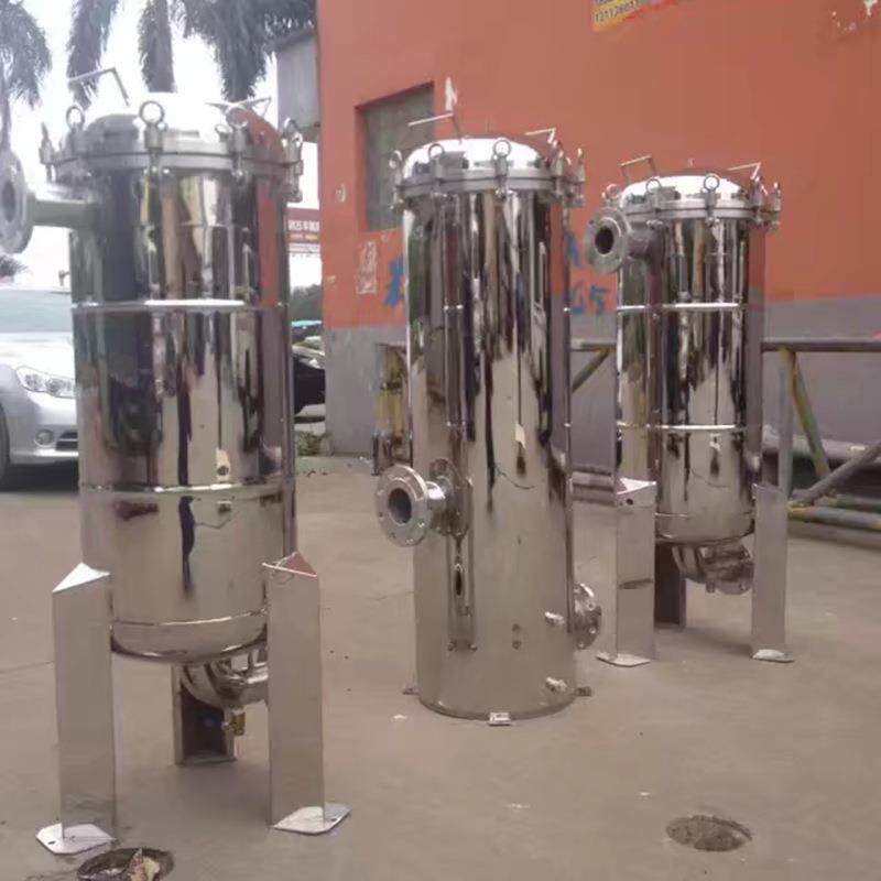 厂家直销不锈钢袋式过滤器法兰吊环快装袋式过滤器高效过滤器