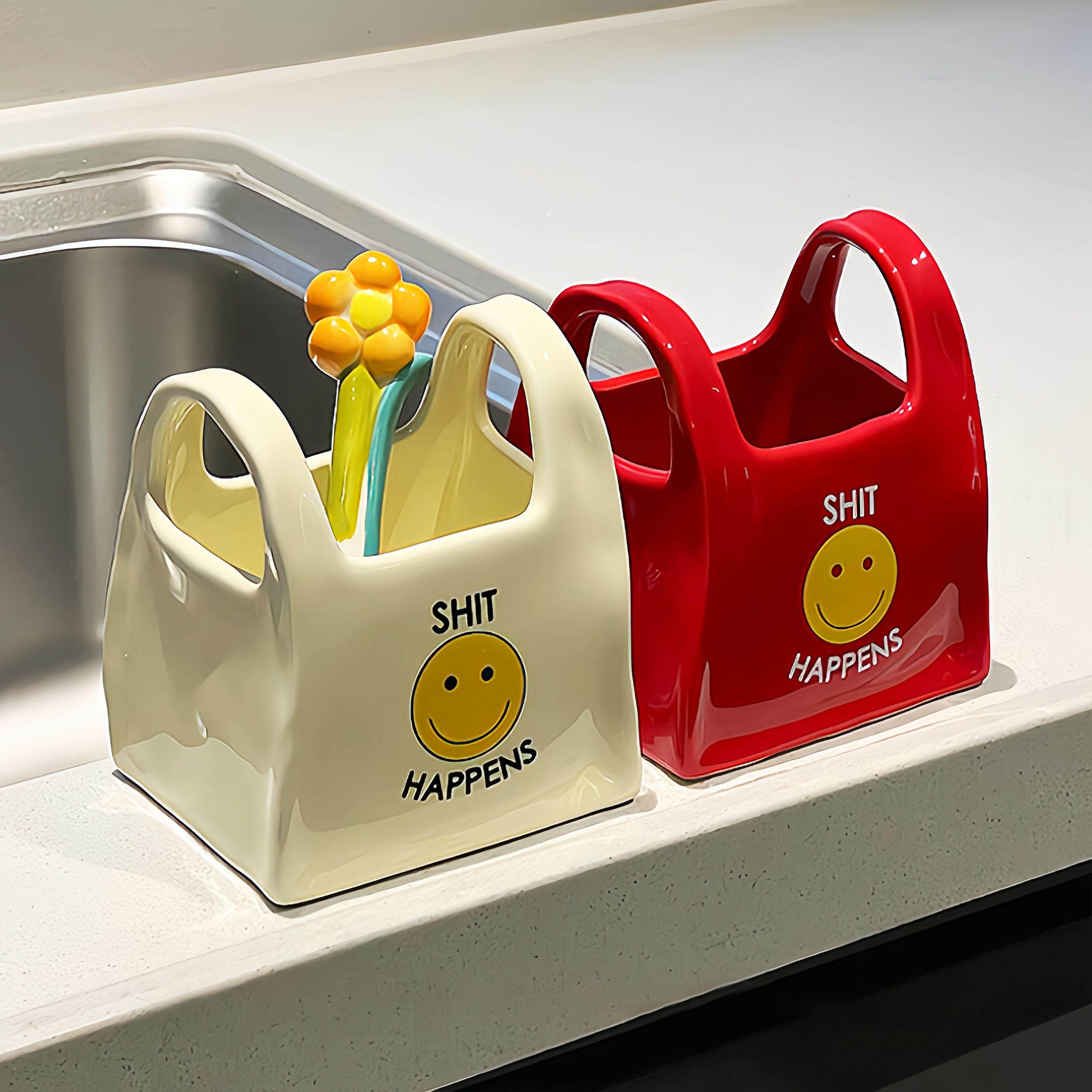 桌面多功能收纳盒厨房零食勺筷子茶包咖啡条整理储物桶小型水果盘,收纳整理,桌面收纳盒,淘宝优惠券,粉丝福利购,淘宝优惠卷