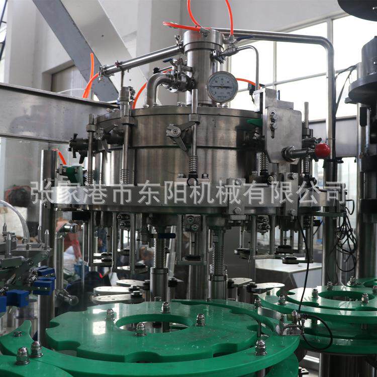 全自动啤酒玻璃瓶灌装机拉环盖封口厂家定制