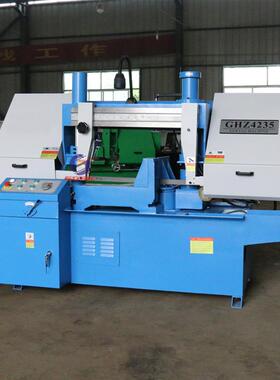 转角度锯床GHZ4235锯床转角度卧式双立柱金属带锯床送料锯床