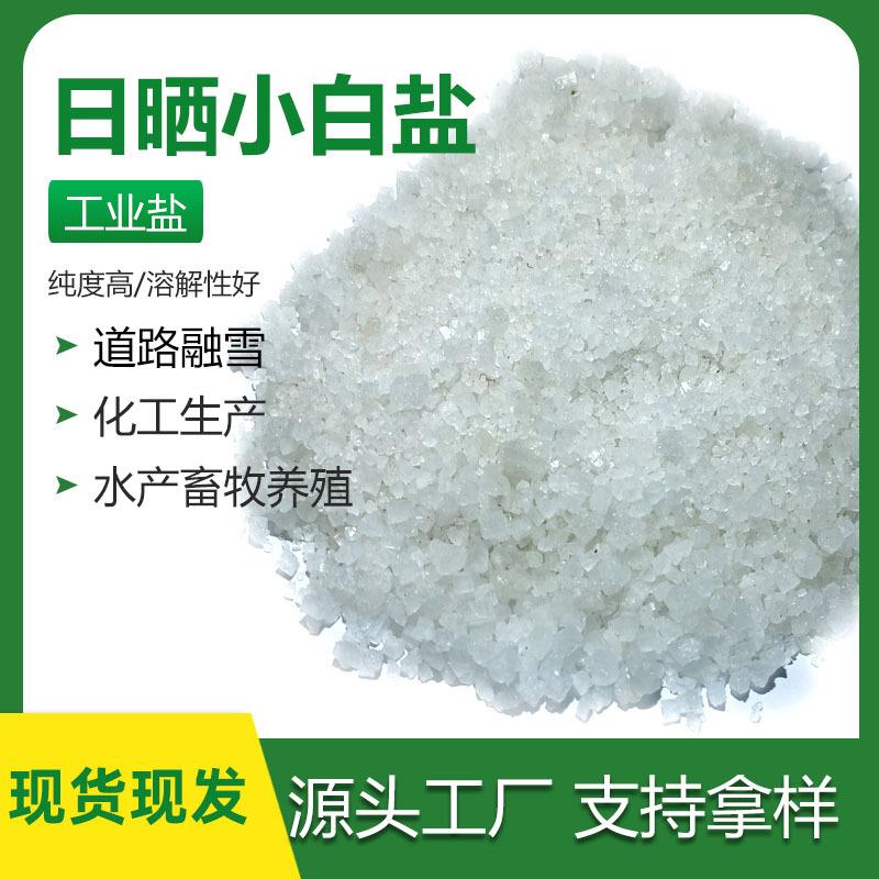 工业盐日晒小白盐粗盐养殖用道路融雪锅炉水处理水洗小白盐