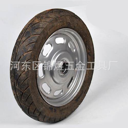 供应工矿轮 JY300-10翻新摩托车圈改轮104带轴承轮胎 摩托车轮胎