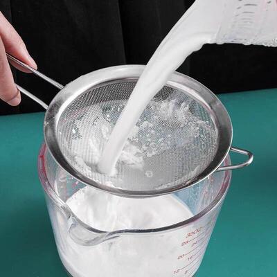 Cocktail Strainer Stainless Steel Tea Strainers Conical Foo0