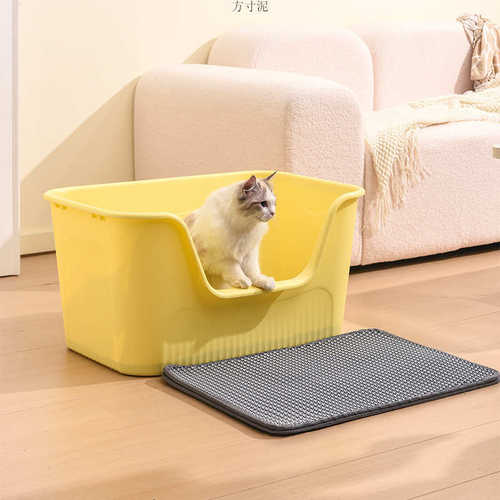 猫砂盆超大号厕所幼猫防溅新款加高封闭式专用全套防臭防外溅批发