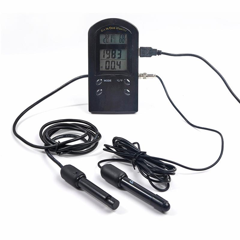 PH-02636多参数水质监测仪 集六个参数配备BNC复合电极水质分析仪