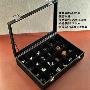 正品红手镯首盒带盖防尘收纳网放手串手链盒盒耳饰玉镯珠饰宝盒饰