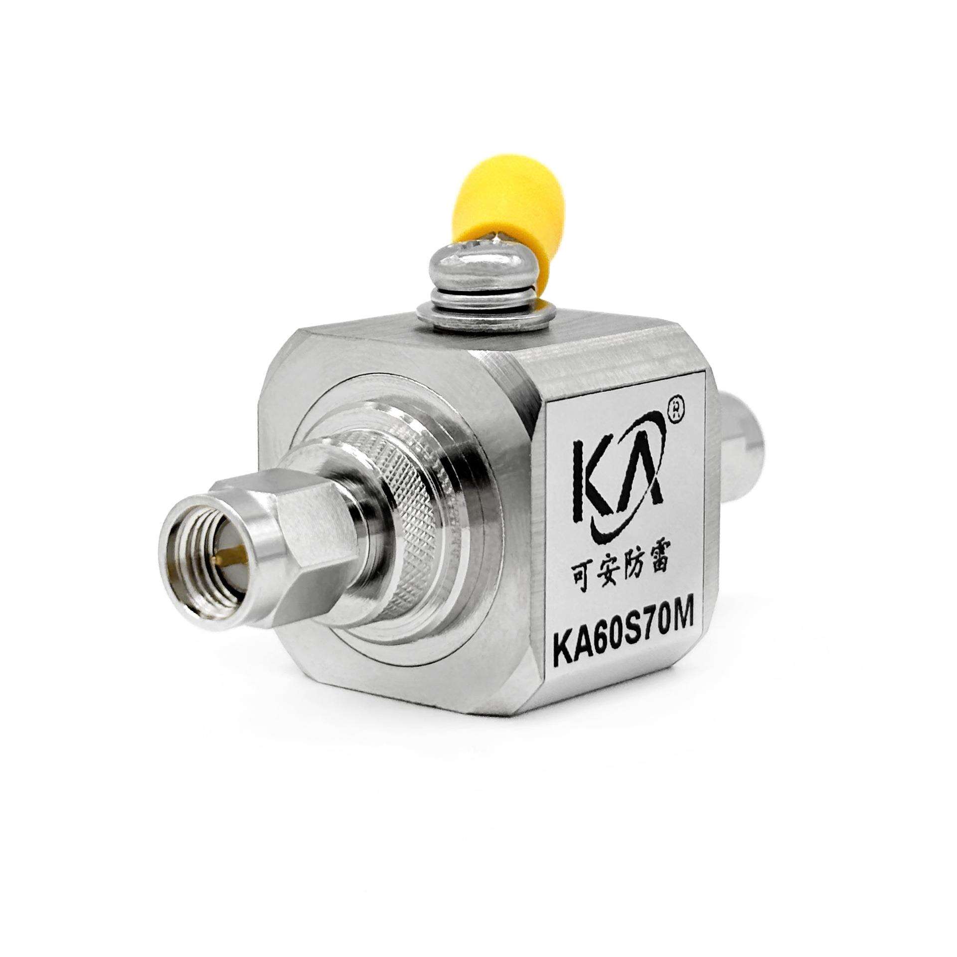 KA60S70M天馈信号避雷器SMA-JJ双公头DC6GHz高频天馈浪涌保护器