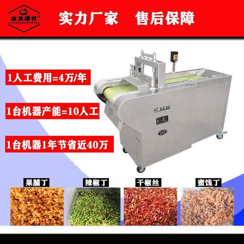 全钢大型果脯切丁机果干切丁机猕猴桃干切丁蔓越莓干香菇切丁机