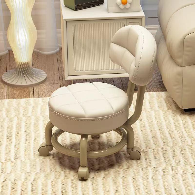 万向滑轮移动靠背矮凳凳子矮凳