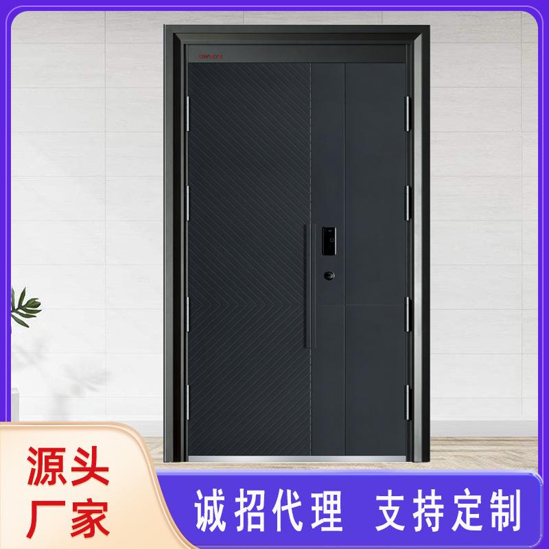 防盗门厂家专业生产甲级智能防盗安全门子母门人脸识别指纹锁