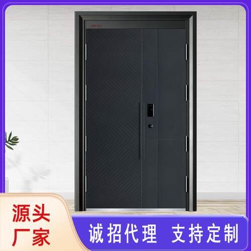 防盗门厂家专业生产甲级智能防盗安全门子母门人脸识别指纹锁