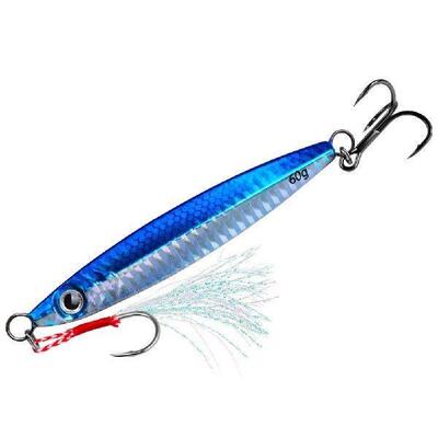 Metal Jig Fishing Lure 60g Trolling Hard Bait Trout Jigging
