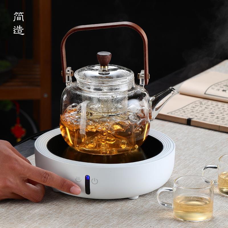 煮茶电陶炉新款家用大功率约智蒸煮茶炉简造二代简茶烧水壶触能摸