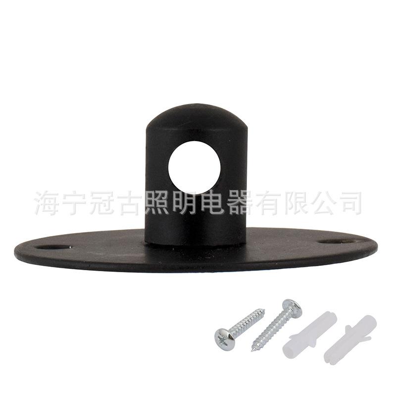 蜘蛛吊灯配件多头吸顶灯锁线器黑色电线防拉固定线扣