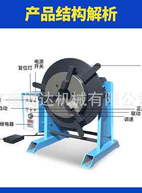 焊达HD30焊接变盘位36336机定款30k-g变位机带精密焊接卡时变位机