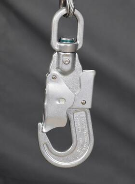 缓4冲款钢丝IBJ绳防坠器6米10米5米止0米高空作1业四锁速差式防坠