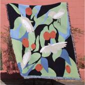 沙发毯ins盖毯 毛毯挂毯毯 创意 饰午睡客厅毯休闲北欧圈彩虹 装