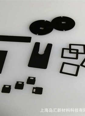 1mm黑色PC片1.5mmPC耐力板分切雕刻成型黑色不透明耐力板阻燃PC板