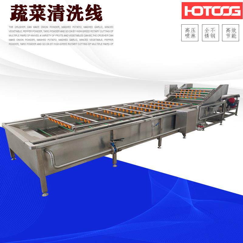 供应臭氧超声波蔬菜清洗机 商用全自动厨房洗菜机 果蔬气泡清洗机