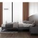 意式 极简无床头床箱床架体架无靠背落床地床子现代简无头床约榻榻