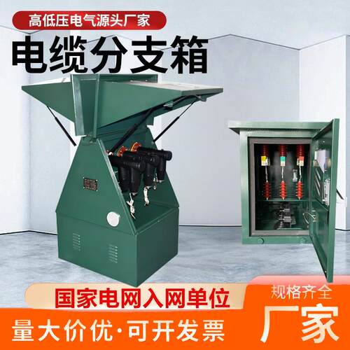 10KV欧式电缆分支箱20/35KV一进三五出户外高压不锈钢铜排对接箱