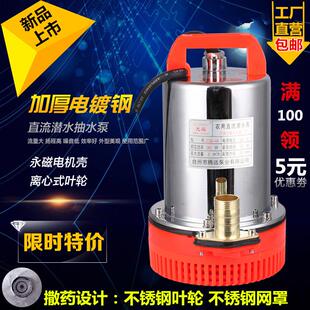 光福电动车浇灌直流潜水泵农用12V24V48V60V电瓶抽水机高扬程包邮