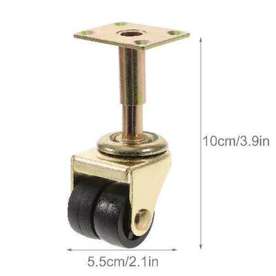 Piano Caster Sleeve Double Wheel Nylon Casters for Upright