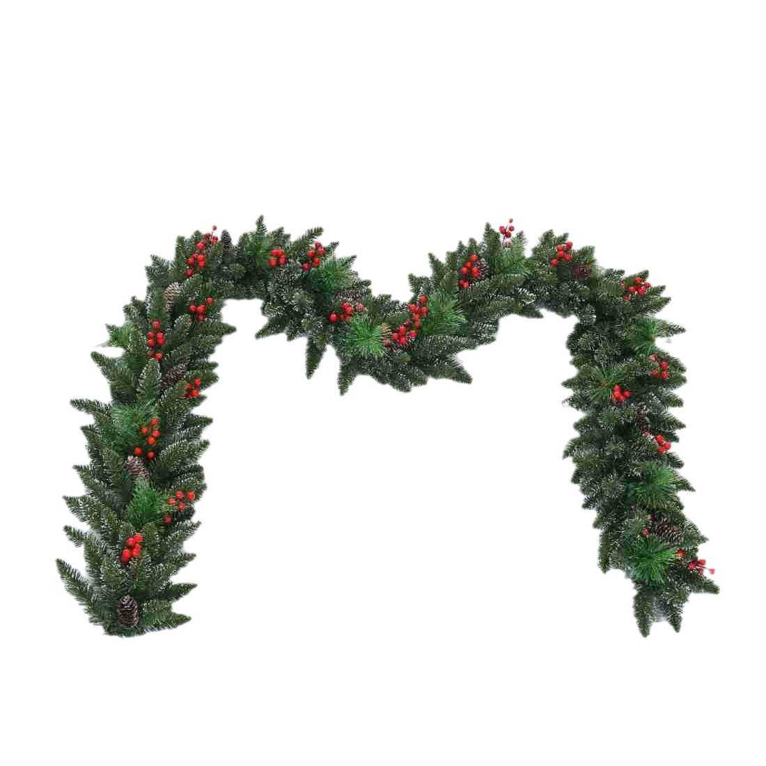 2.7m圣诞藤条楼梯挂饰圣诞装饰布景混合红果藤条加密圣诞藤条,节庆用品/礼品,圣诞装饰品,淘宝优惠券,粉丝福利购,淘宝优惠卷