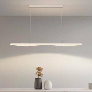 奶油厅风新款 餐吧吊灯简约现代创意厅台灯长条662饭餐桌灯具