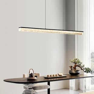 意约式 极简餐509厅意吊灯代现简吧台创餐桌饭厅设计师高端一字长