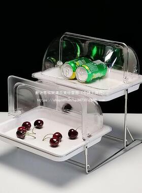 三层果盘带架子式透欧明点水果盘架蛋糕盘自心助餐QWM盘下午茶糕