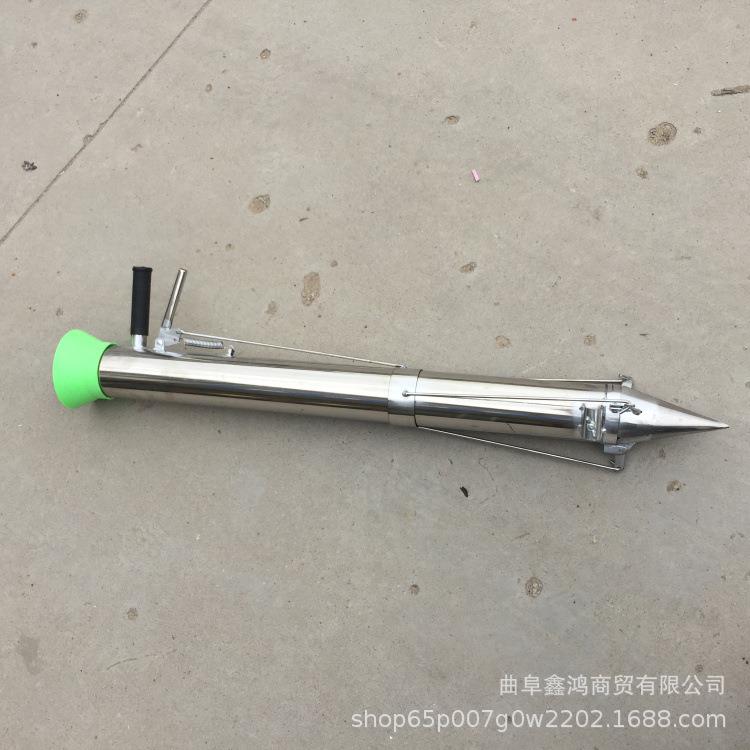 农用玉米苗定植移栽期手工栽苗器不锈钢栽苗器