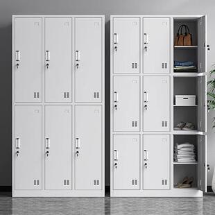 钢制更存衣储柜包gyg01物柜带锁四门六门换衣柜柜鞋 柜移动储物柜