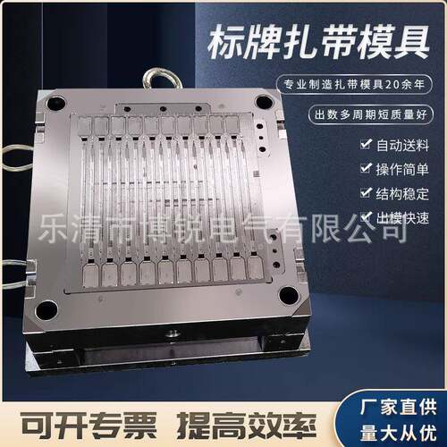 厂家博锐供应标牌扎带模具钢钉线卡模具尼龙扎带模具汽车扎带模具