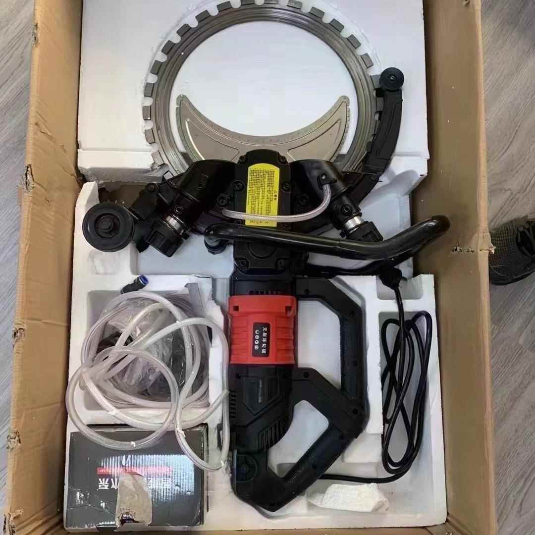 高频无刷环锯切墙机新款混凝土切割机钢筋大功率切墙锯百辰仕铁成