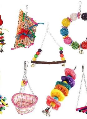 Pet Bird Toys Parrot Toys Parakeet Budgie Cockatiel Bird