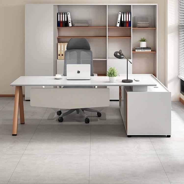 主管工位经理办公桌1.6米简约时尚现代单人老板桌办公室桌椅组合