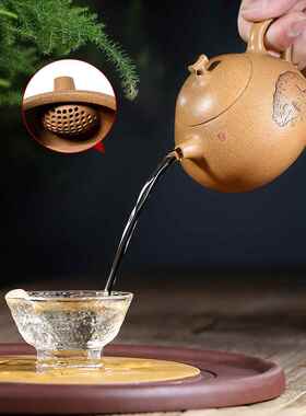 xyt宜名工家纯手紫砂壶原矿段泥F756T75S茄段西施壶家用兴泡茶具