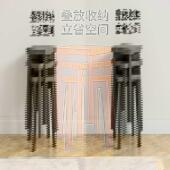 实木餐椅家用椅子简约餐凳租房餐桌凳子椅用风子小YMY FDSM出户型